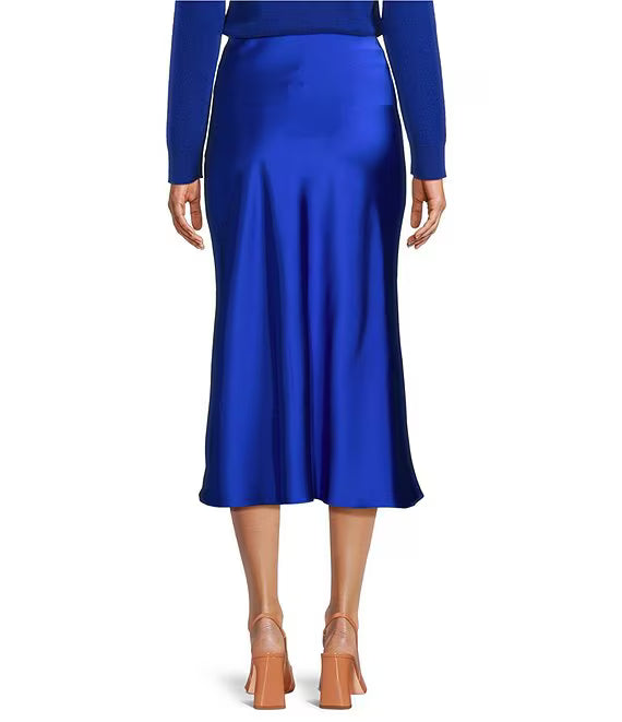 UJALA-Blakely Coordinating A-Line Satin Skirt