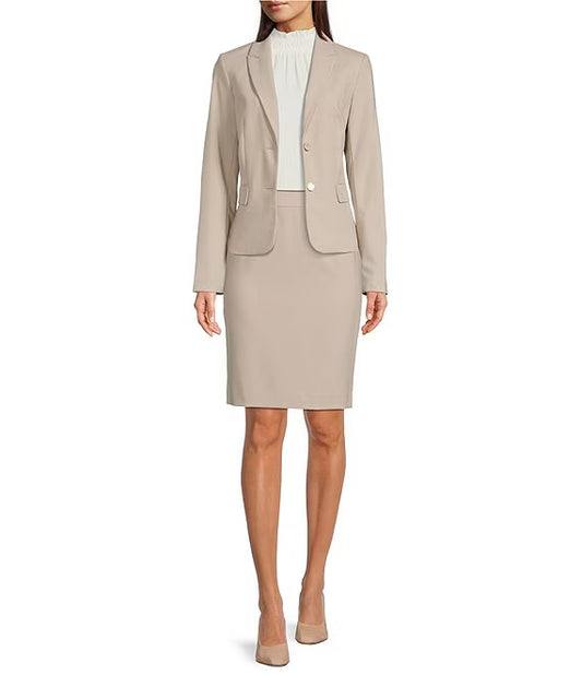 UJALA-High Rise Luxe Stretch Coordinating Pencil Skirt